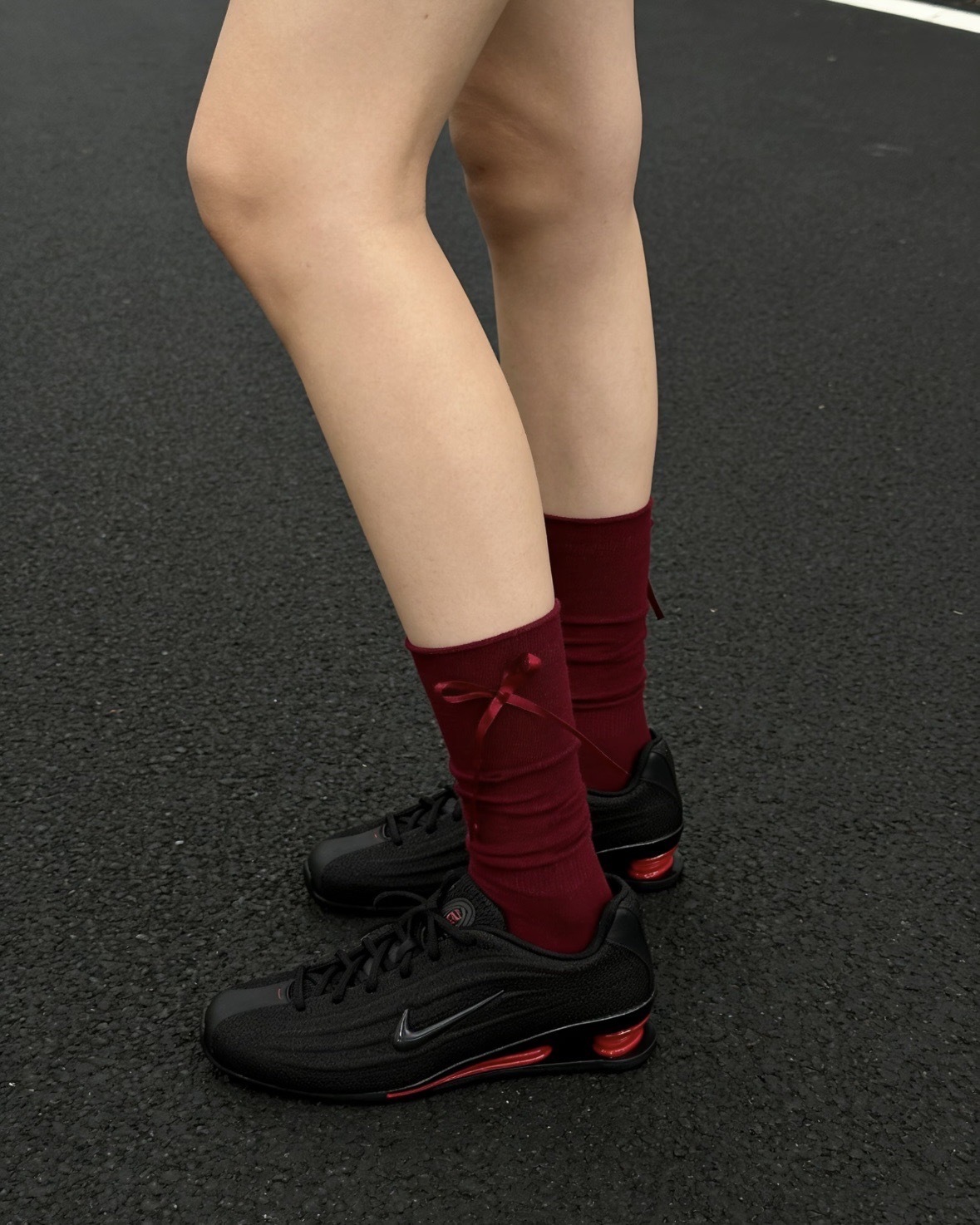 【逢甲 FUZZY】W Nike Shox Z 氣墊彈簧鞋 黑紅 HQ7540-002