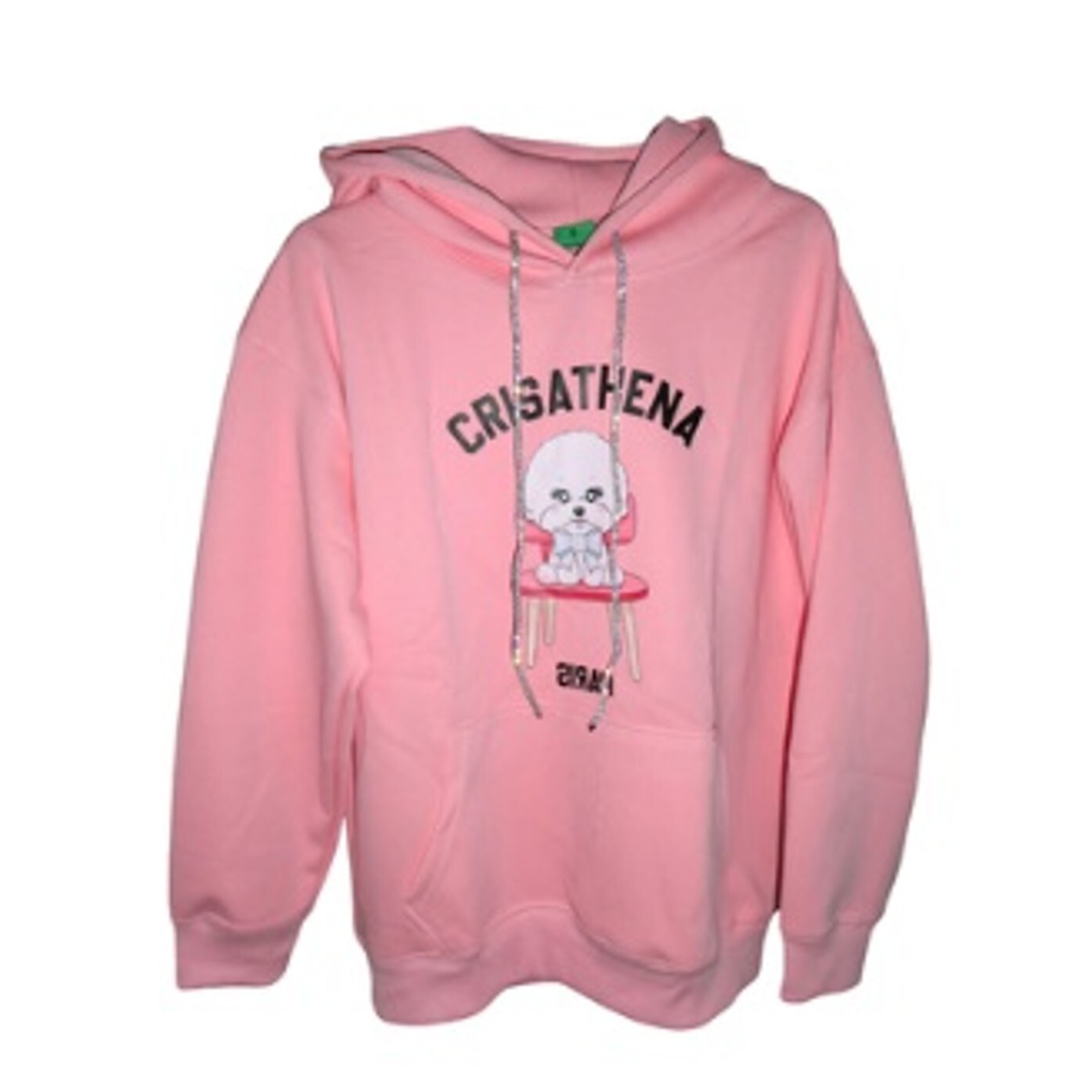 C109 Crisathena Poodle 連帽衛衣 - 粉紅色 PINK