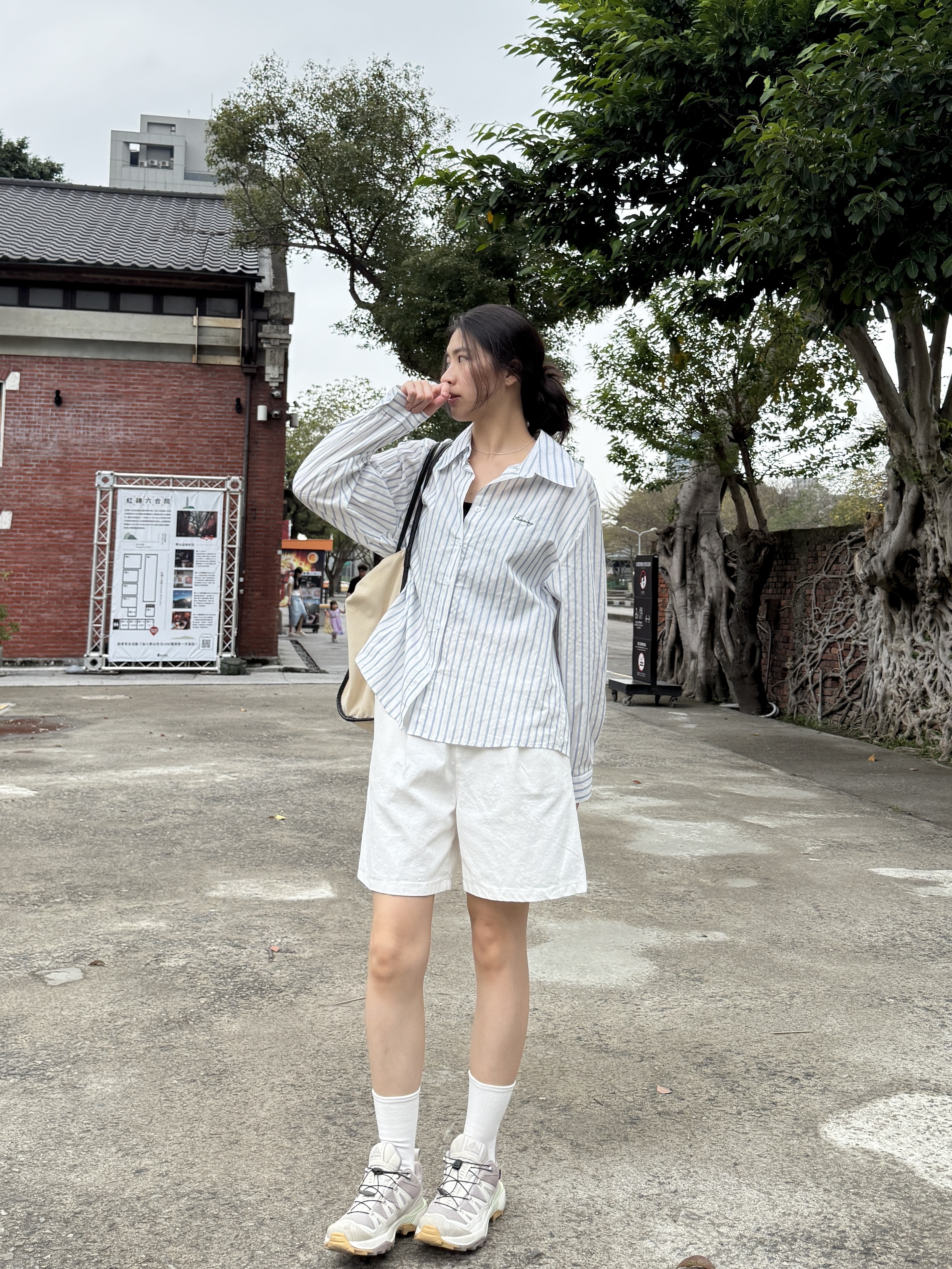 挺版水洗棉四分褲*3色