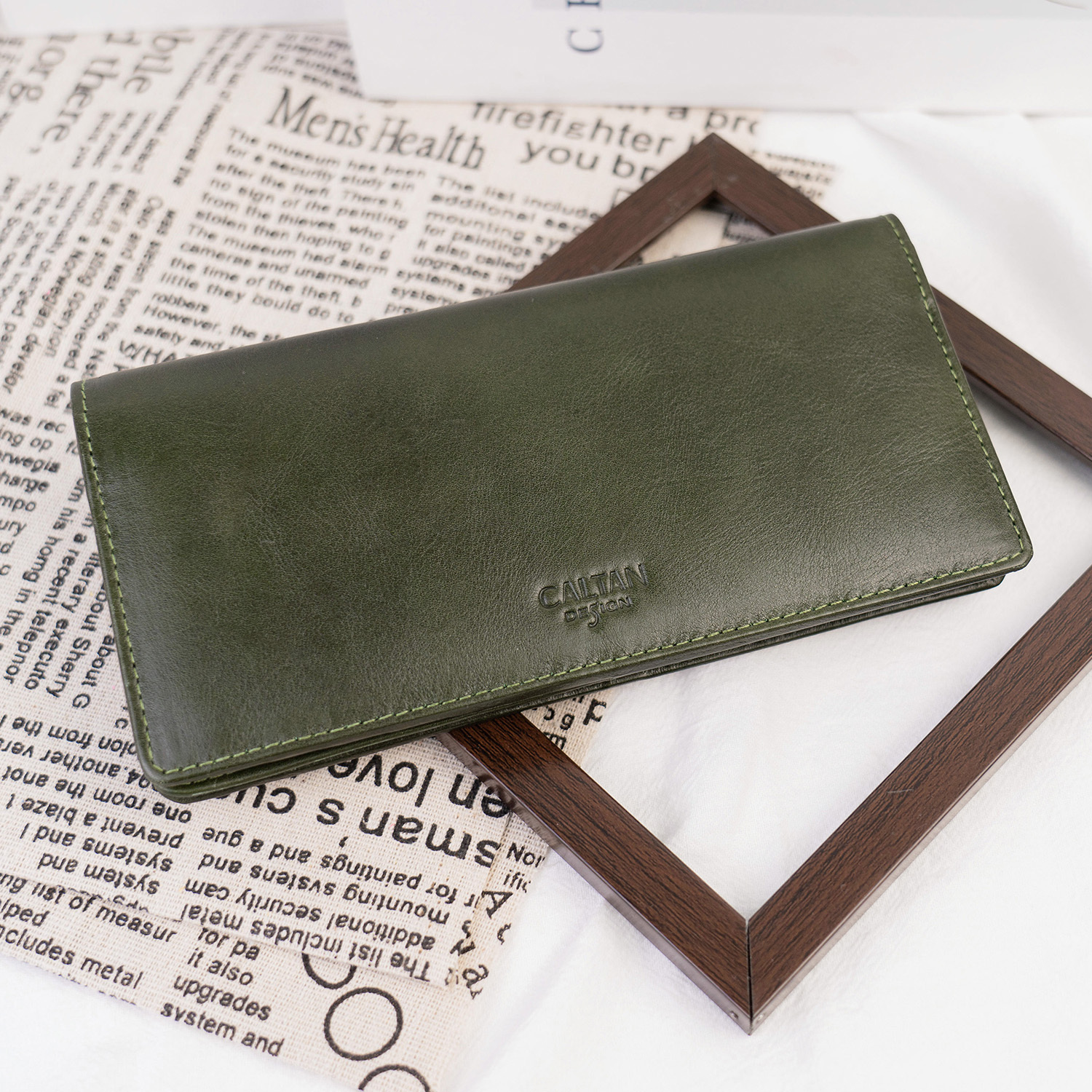 『新品上市』老爺有喜 經典不敗兩折式真皮長夾(071822cd)