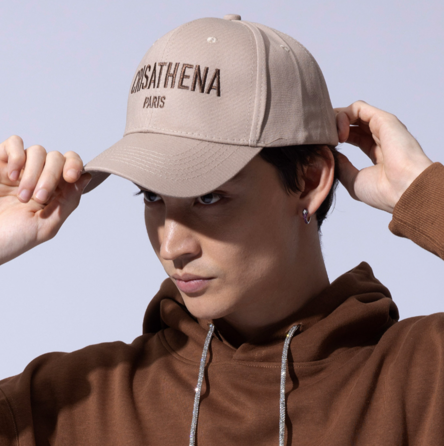 C116 Crisathena Paris Paparazzi Cap in Camel_COF