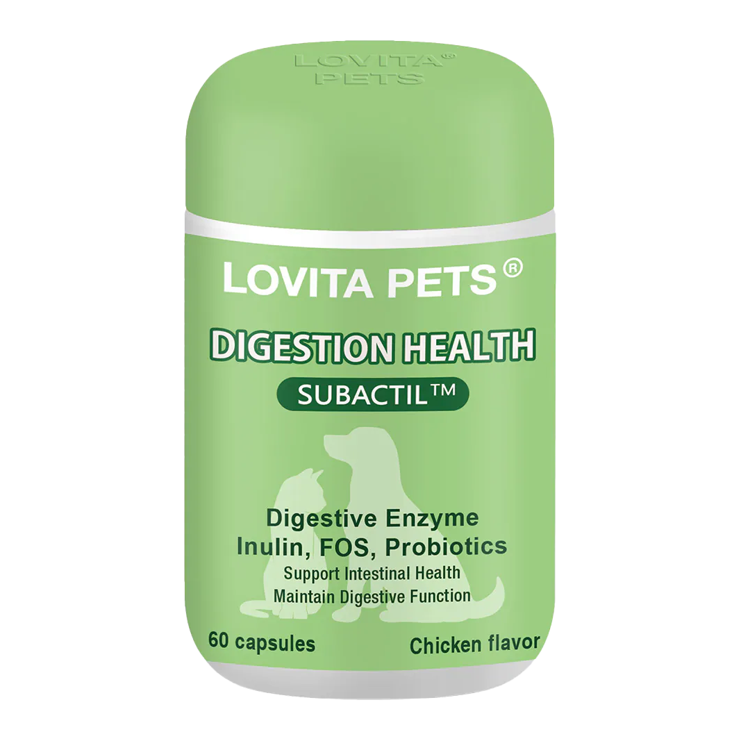 LOVITA PETS愛維他寵物 腸胃益菌膠囊 60顆/罐 益生菌 消化酵素