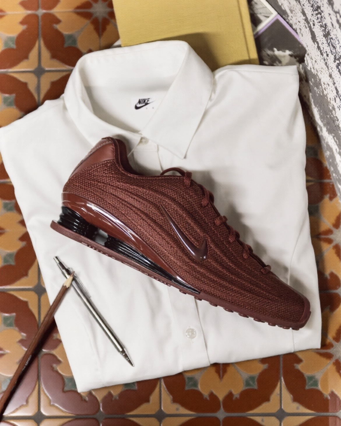 【逢甲 FUZZY】W Nike Shox Z  "Dark Team Red" 酒紅  HQ7540-600