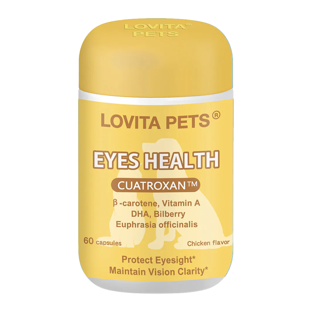 LOVITA PETS愛維他寵物 晶亮護眼膠囊 60顆/罐 葉黃素 山桑果 DHA 維他命A