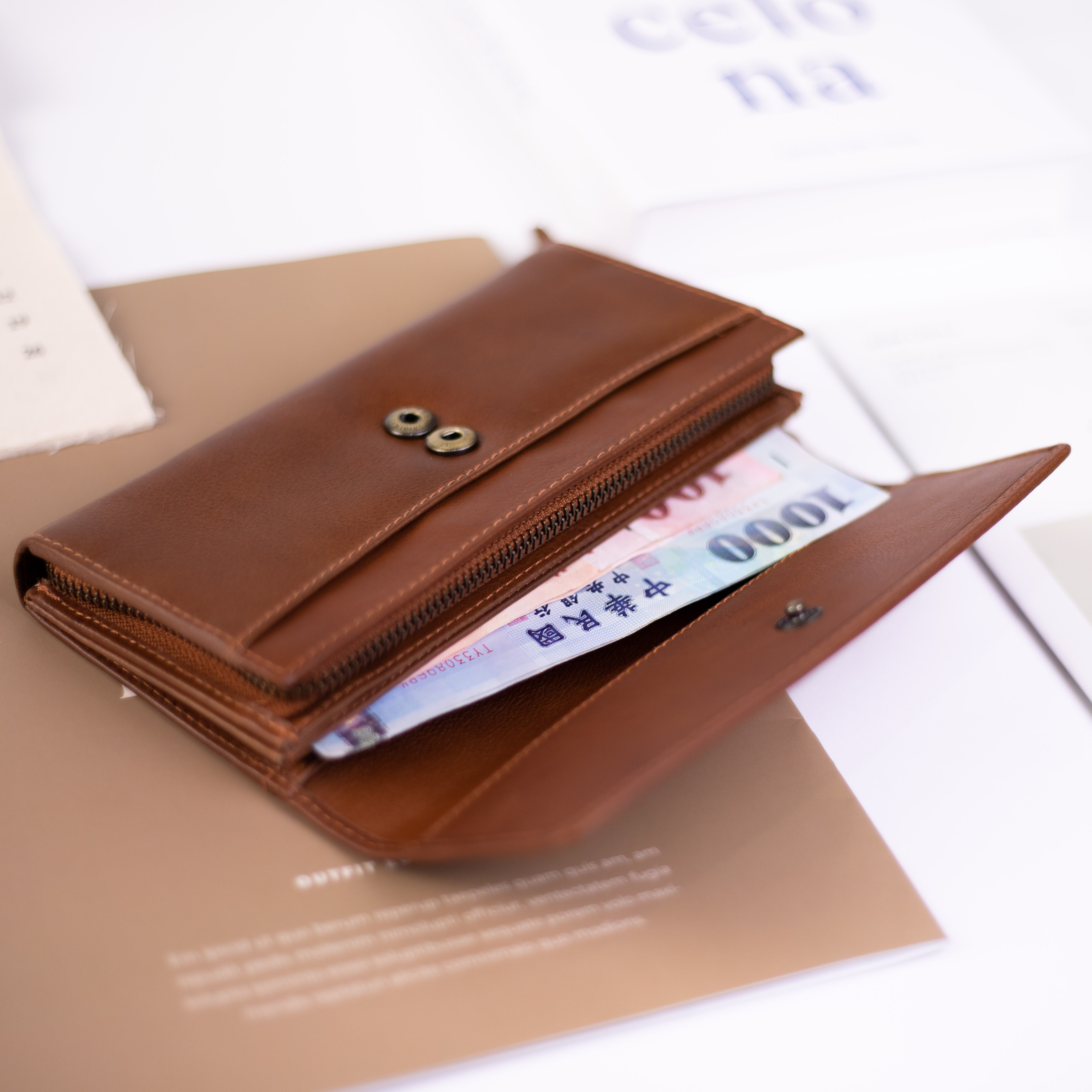 『新品上市』老爺有喜 大容量多功能長夾(071849cd)