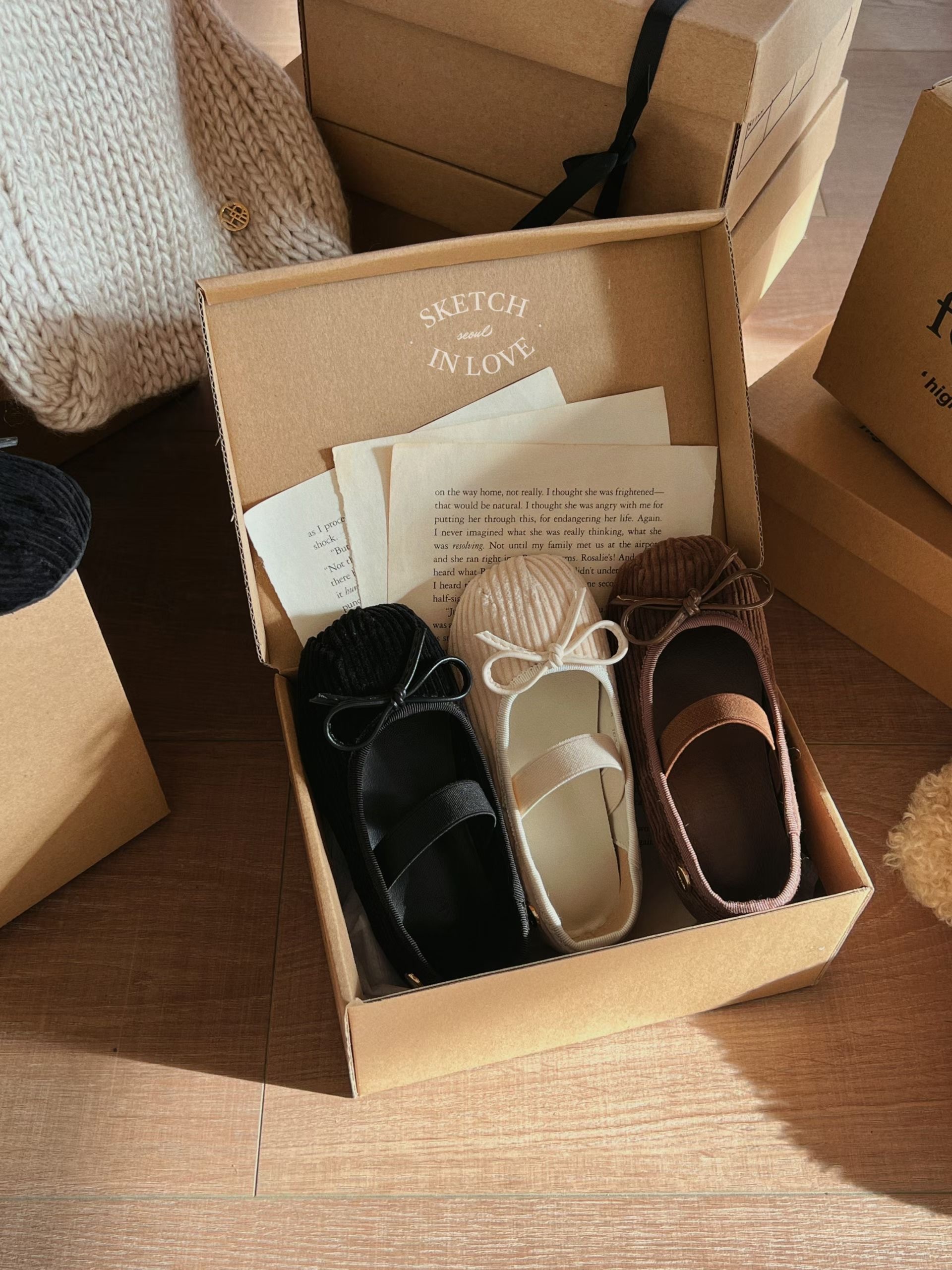 💘 2026 SS QQ燈芯絨平底鞋 (兒童版) 💘