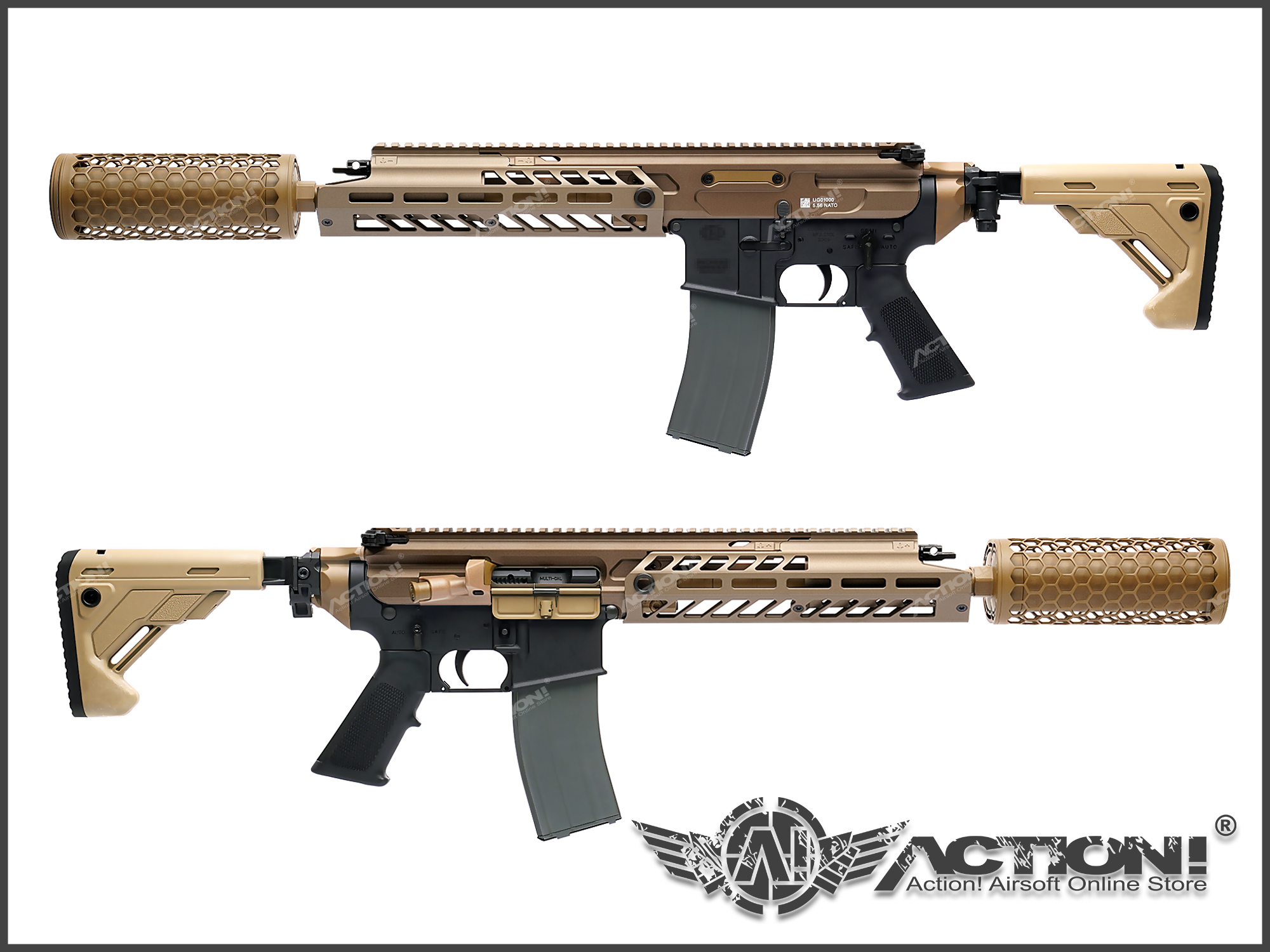 APFG SIG MCX GBB サプレッサー　中古 APFG - MCX SURG Style (SD Handguard) AIRSOFT GBB /US SO