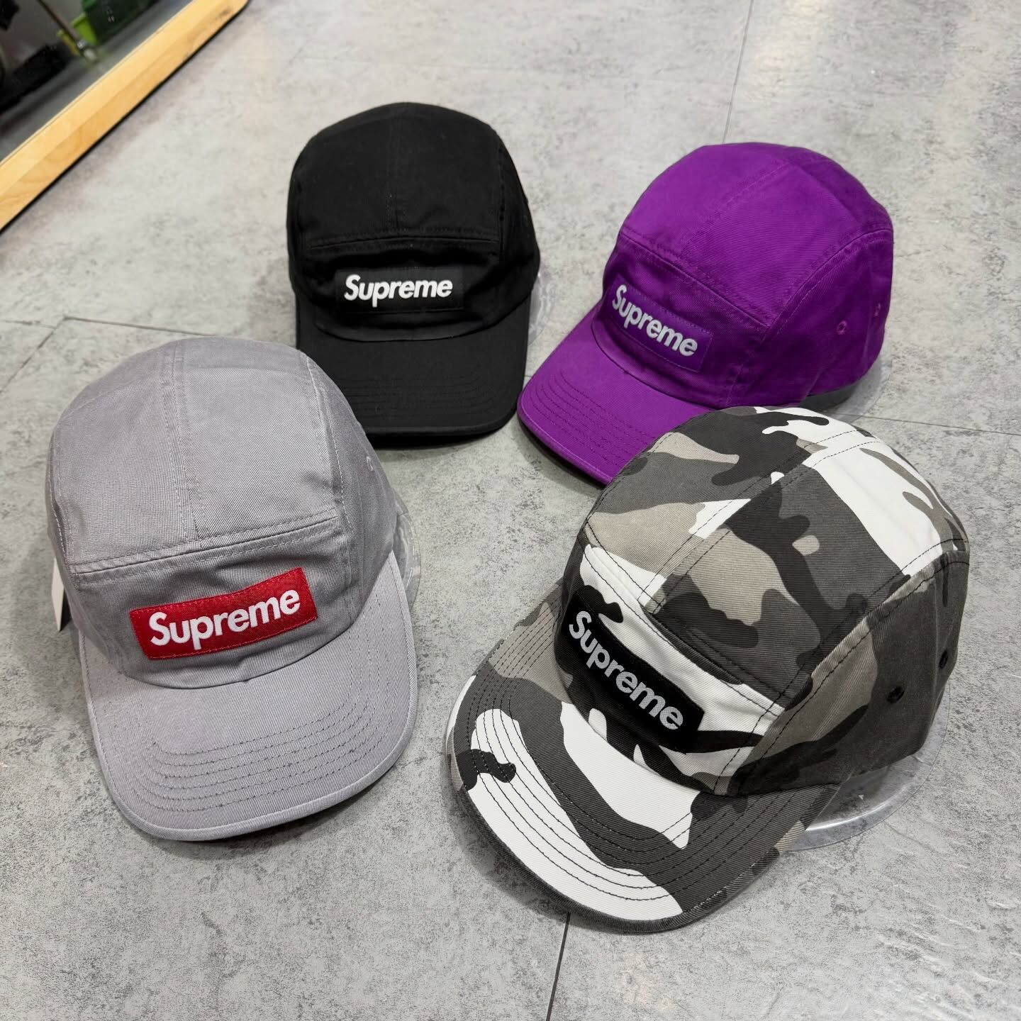 Supreme Washed Chino Twill Camp Cap