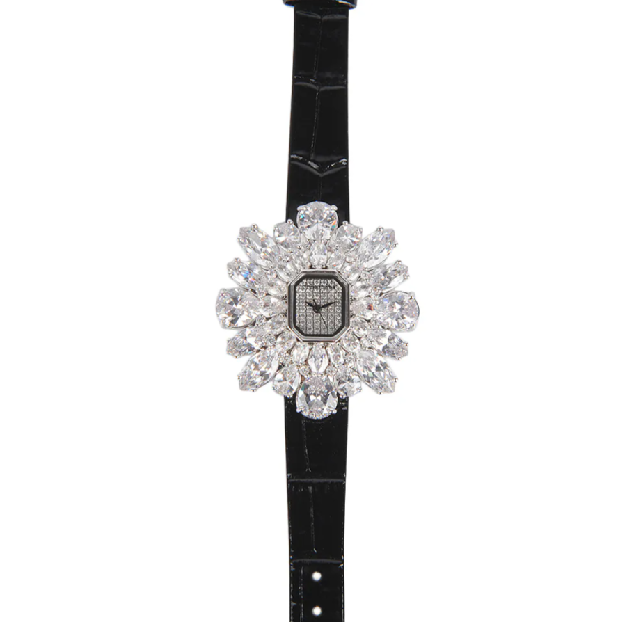 C139 Crisathena 雪花系列 CS06N-W-B_W【贈送隨機顏色錶帶】