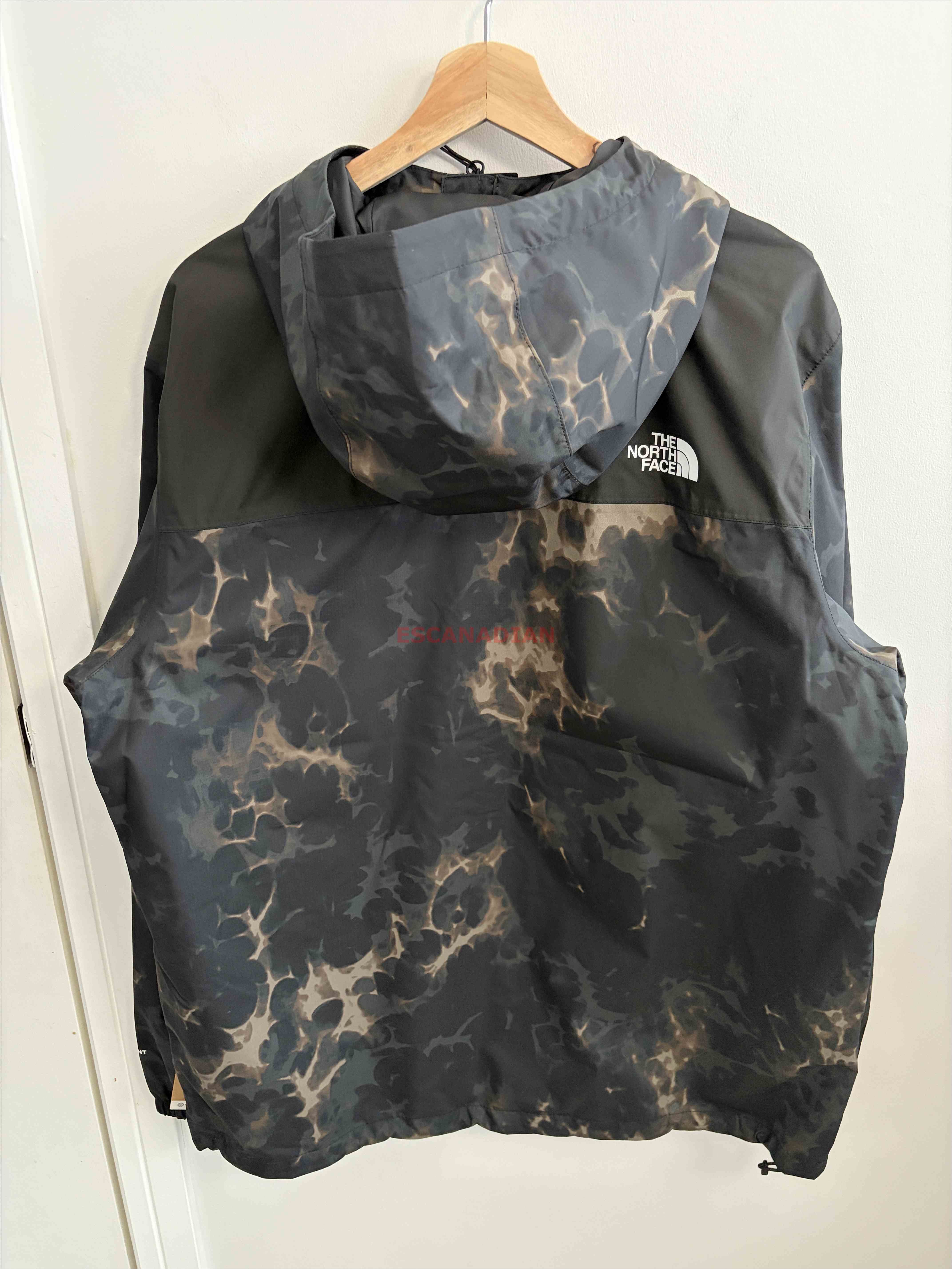 THE NORTH FACE 男大人 ANTORA 防水 防風 滿版紋路 硬挺 內網眼 連帽 風衣外套