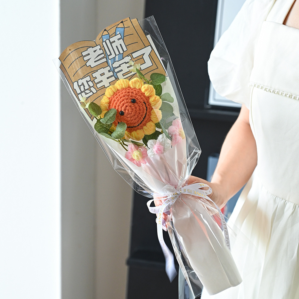 教师节预购 扭扭棒小花束送老师 随机