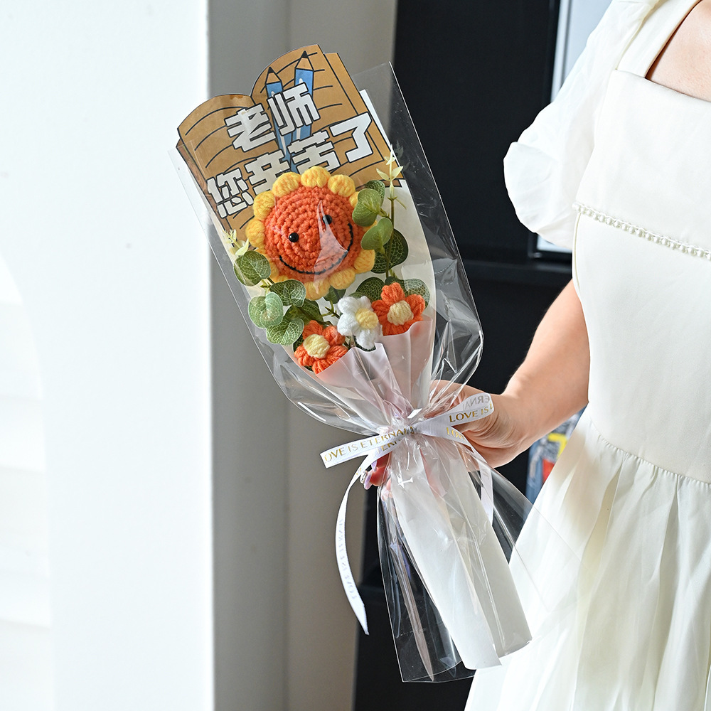 教师节预购 扭扭棒小花束送老师 随机