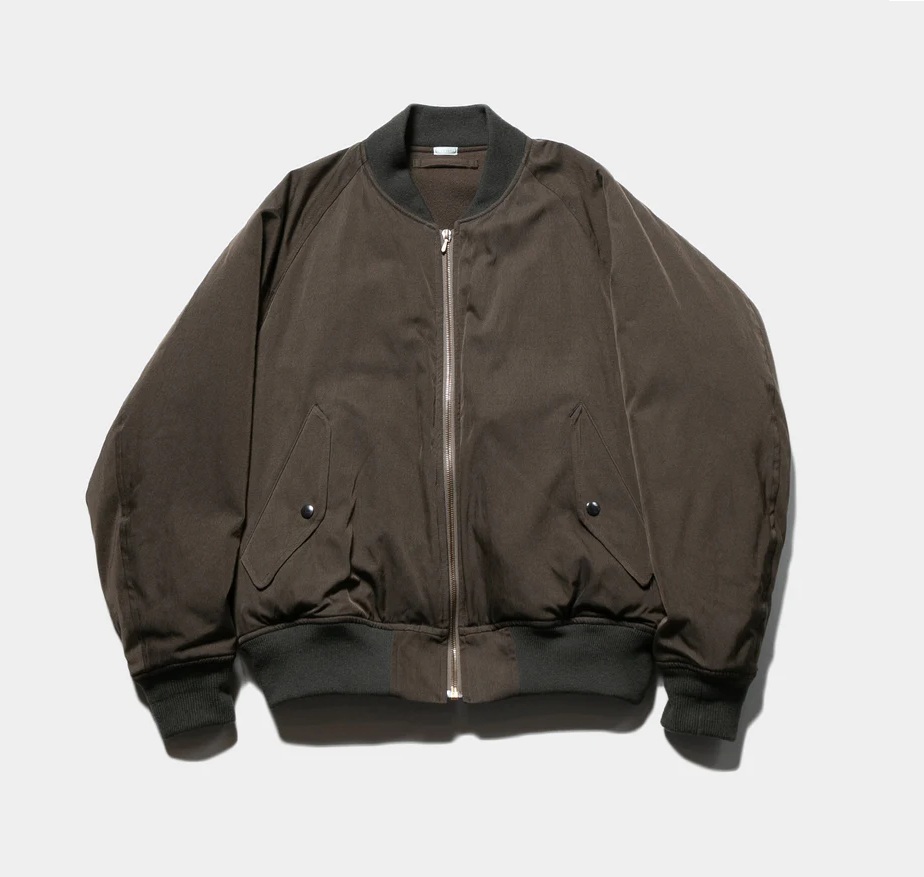 LAST PCS: A.PRESSE SILK PADDING JACKET (25AAP-01-29) - KHAKI PRE ORDER ITEM (預訂中)