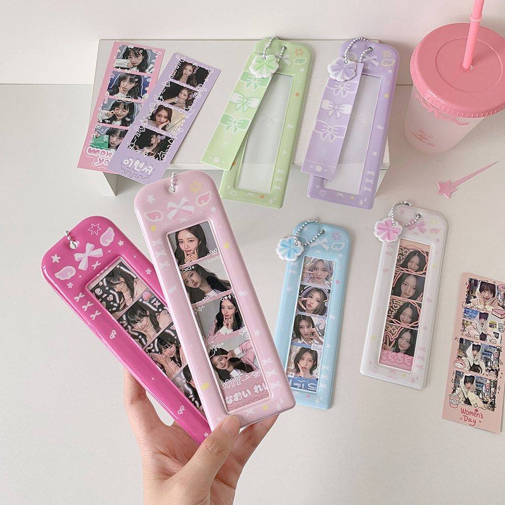 INS Style Four-Grid Photo Card Holder