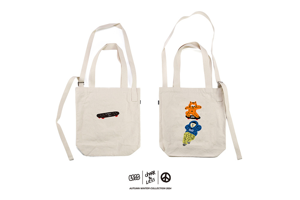 LESS x Charr - One Punch Cat Ollie Tote