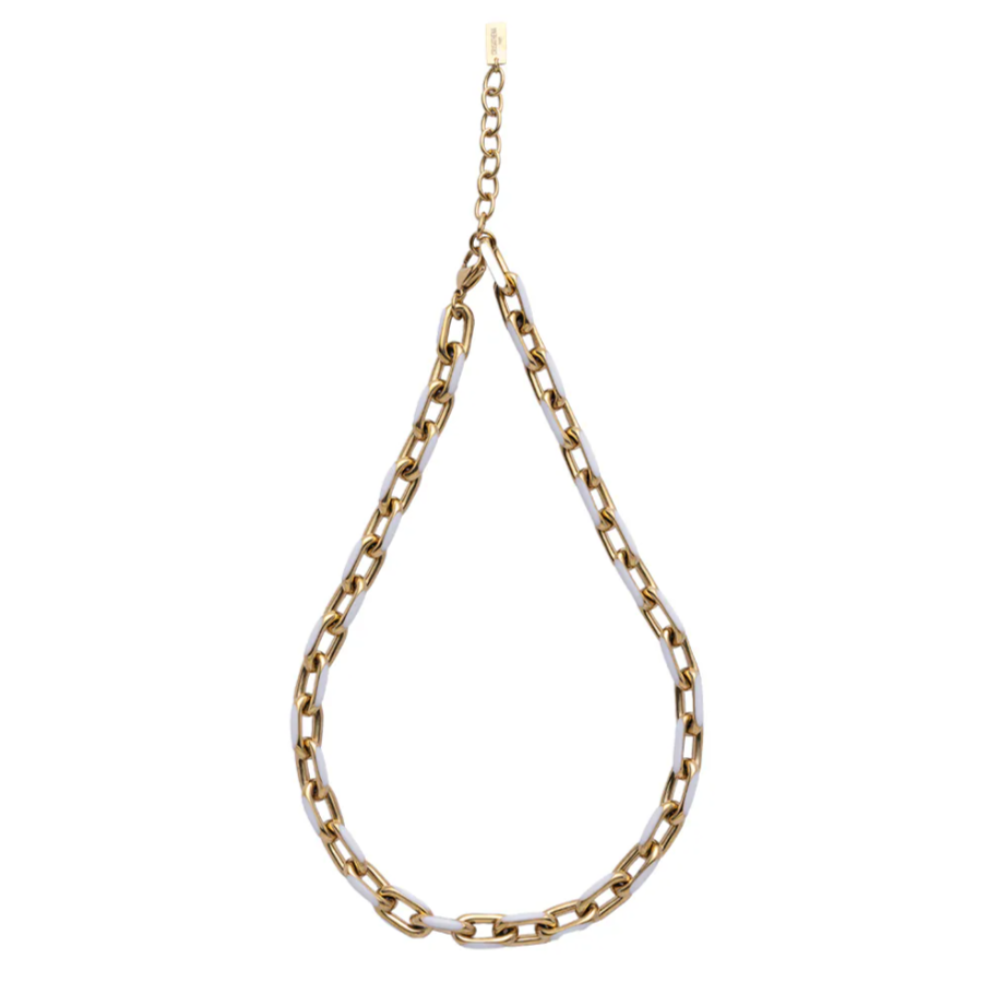 C146 Crisathena 白色、金色短鏈