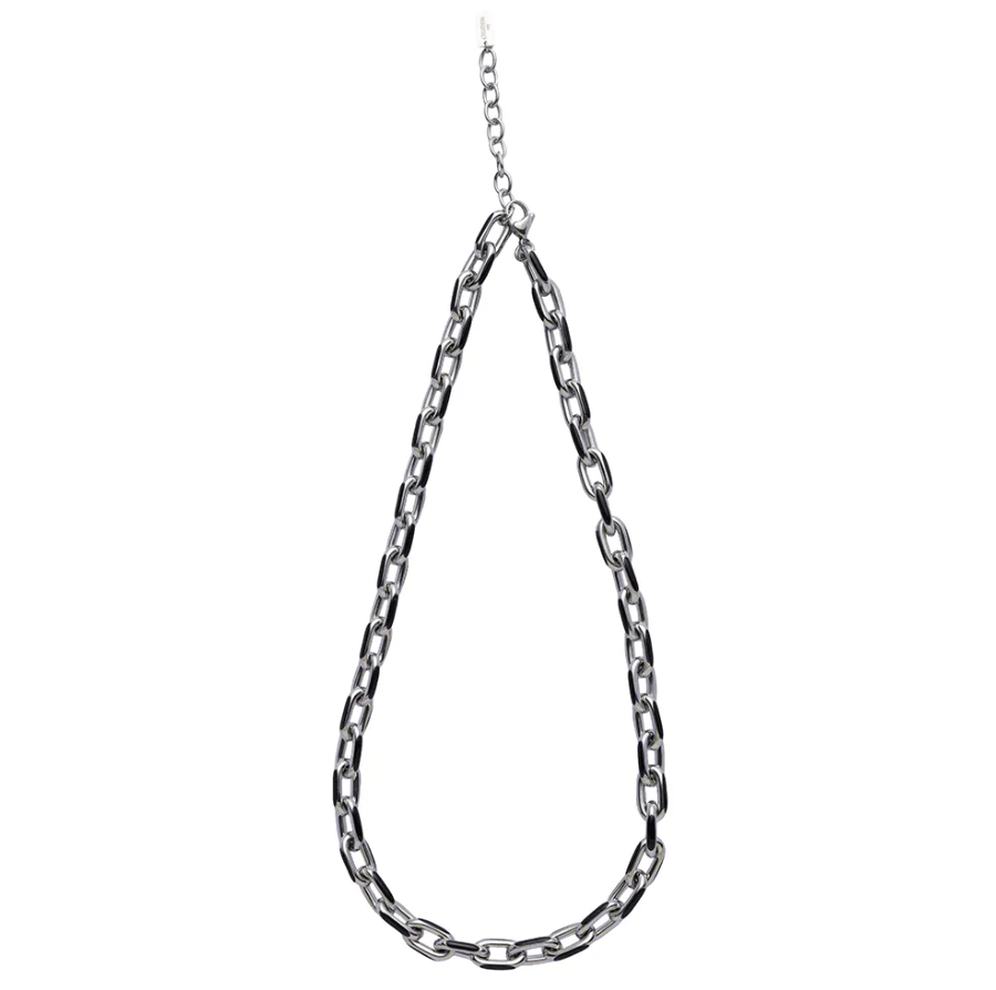 C155 Crisathena 黑色、銀色長鏈