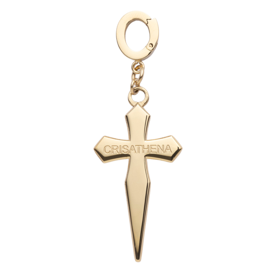 C164 Crisathena Stainless steel pendant in Gold CT-P2-G