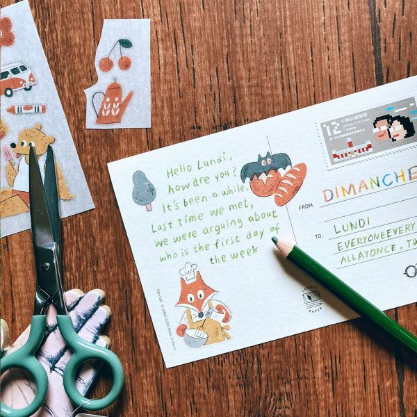 RESIDENTS 3入感壓 轉印貼紙｜迪夢奇 Dimanche