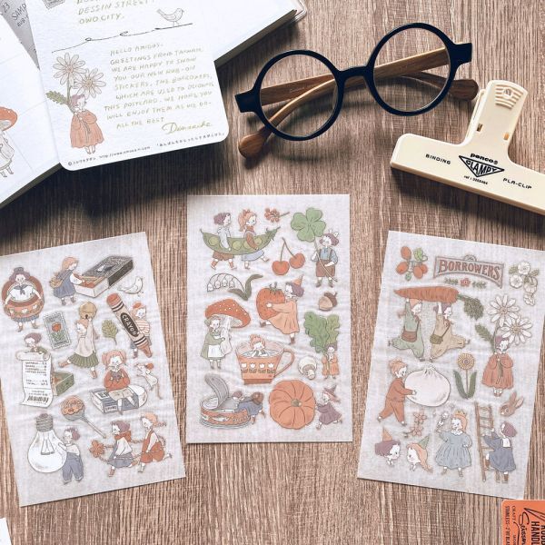 幽靈 3入感壓 轉印貼紙｜迪夢奇 Dimanche