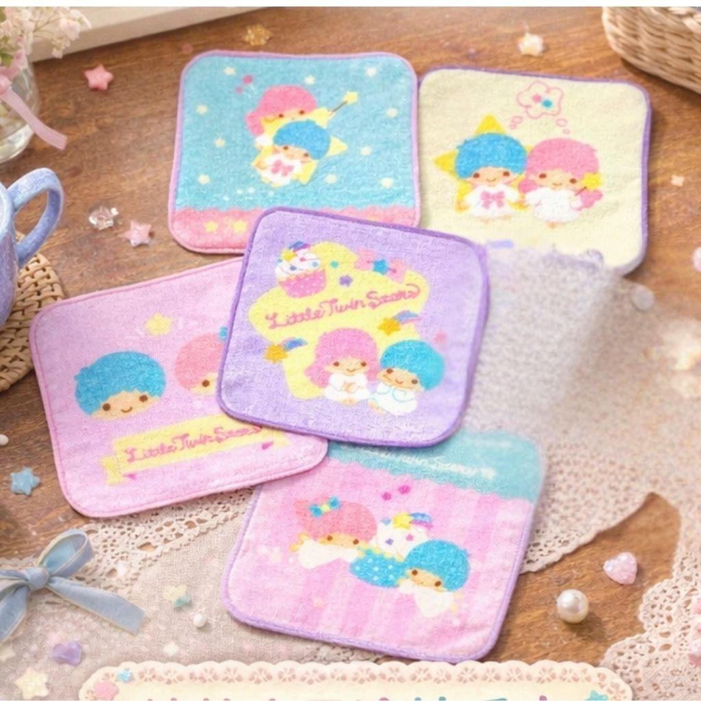 雙星仙子 Sanrio 5P兒童純棉多用途抹手巾