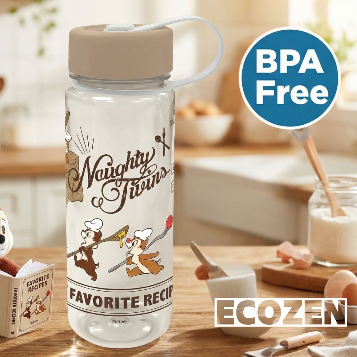 迪士尼 鋼牙與大鼻 |便攜式運動水樽(450ml)