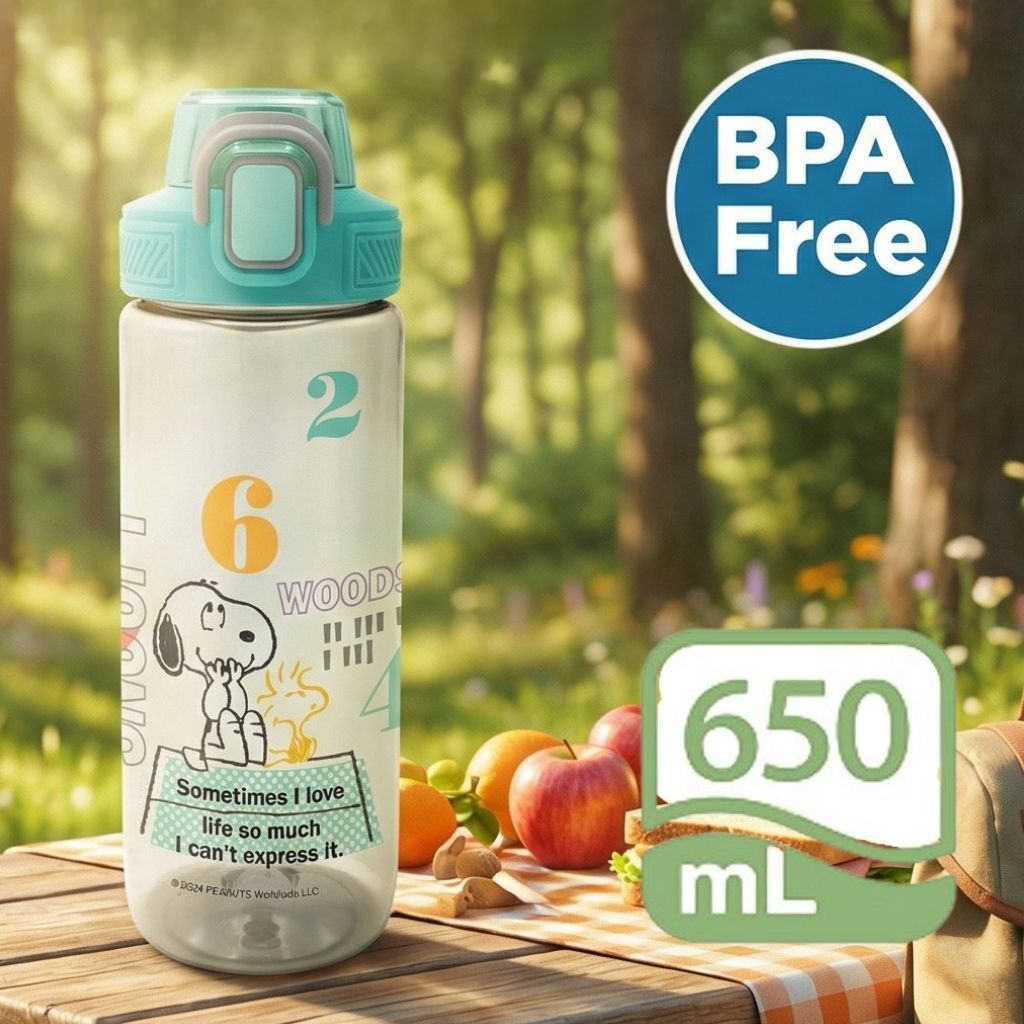 史諾比 - 史努比 |便攜式運動水樽(650ml)