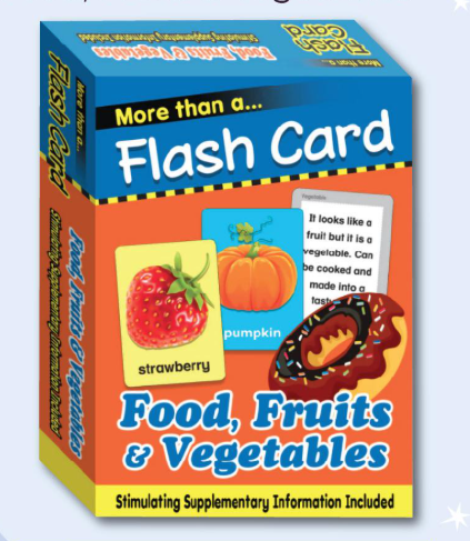 More than a Flashcard - Food ,Fruits & Vegetables
