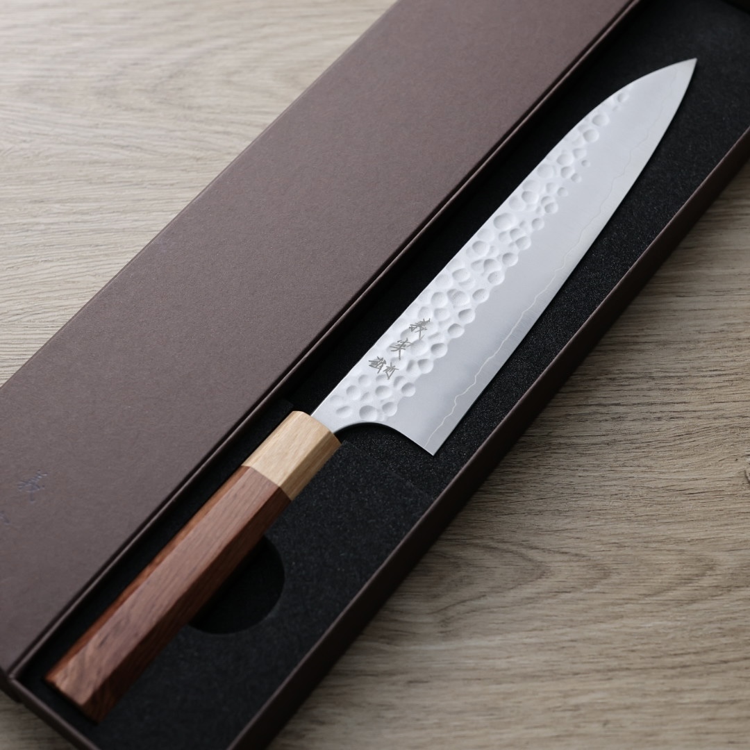 加藤義實 丸鎚目 牛刀 210mm SG2粉末HSS鋼