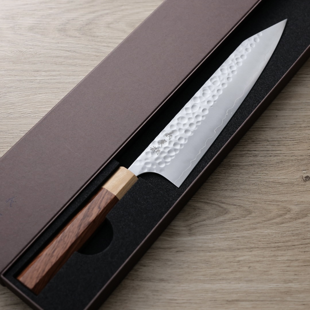 加藤義實 丸鎚目 牛刀 240mm SG2粉末HSS鋼