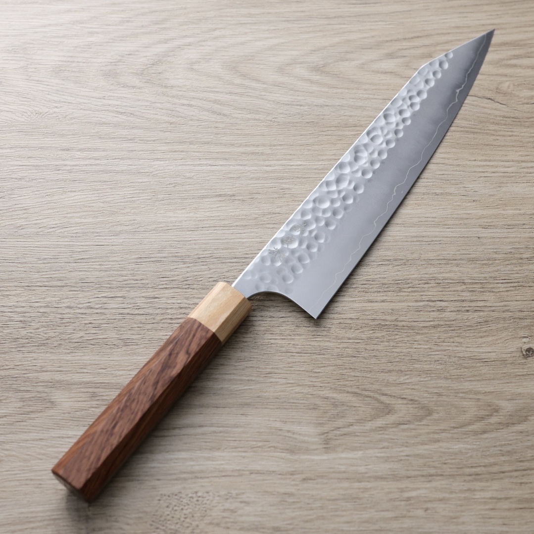 加藤義實 丸鎚目 牛刀 240mm SG2粉末HSS鋼