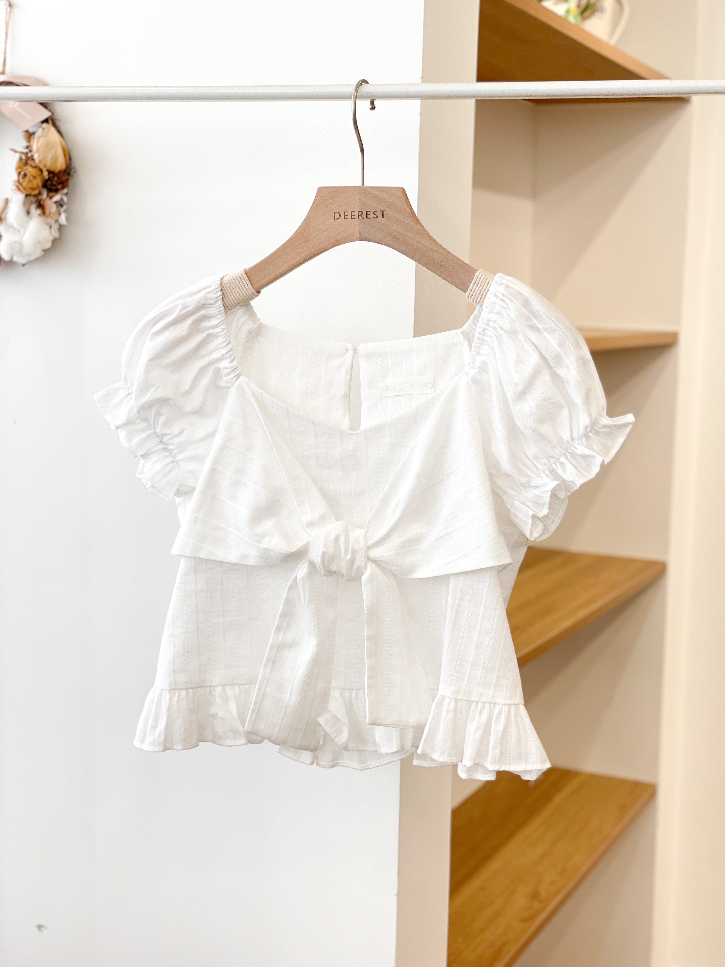 T1488 Jolly Front Tie Blouse