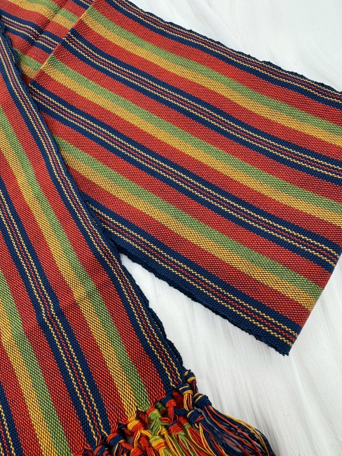 No.15織布流蘇綁腰巾.總長230寬14