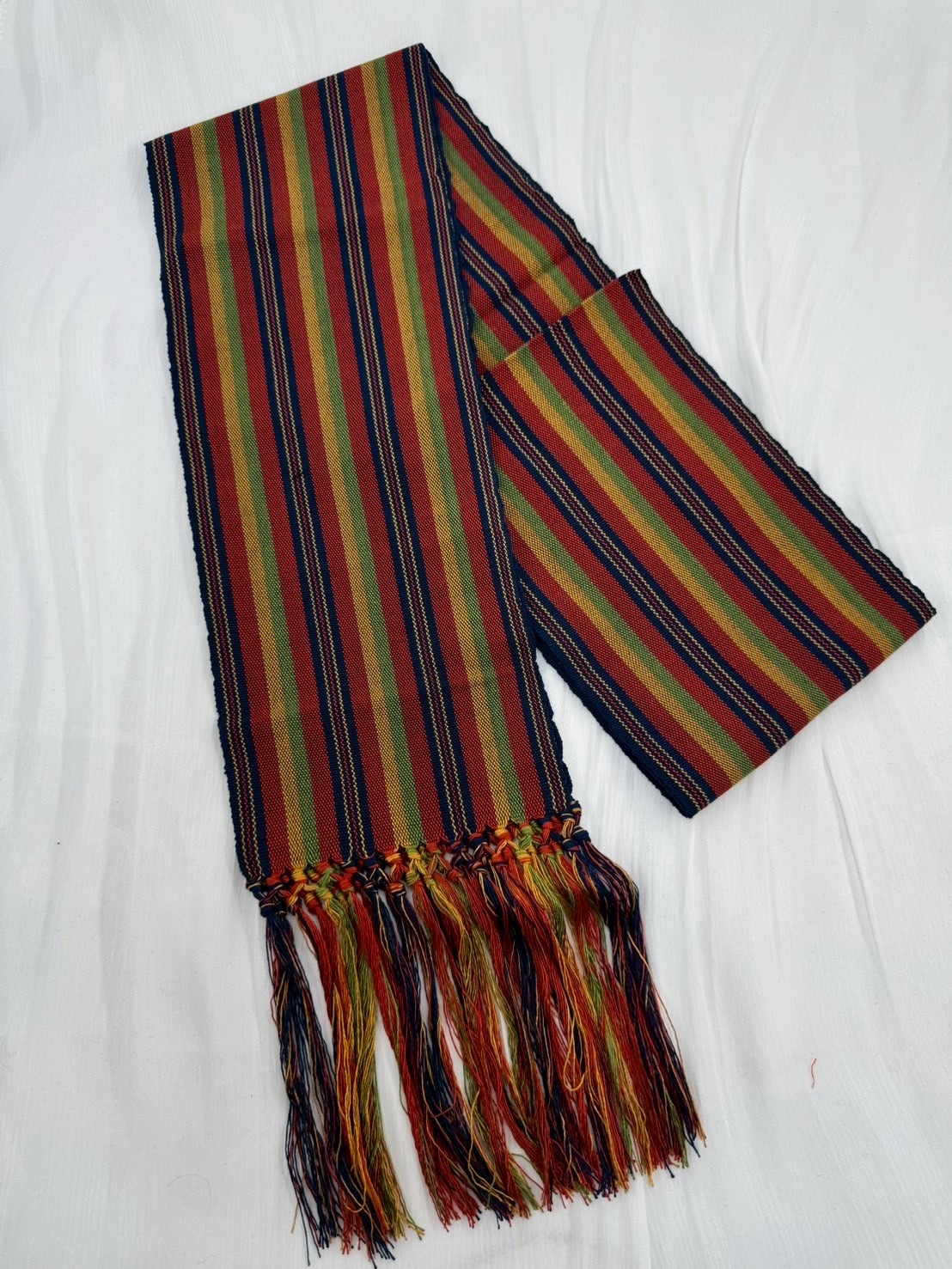 No.15織布流蘇綁腰巾.總長230寬14