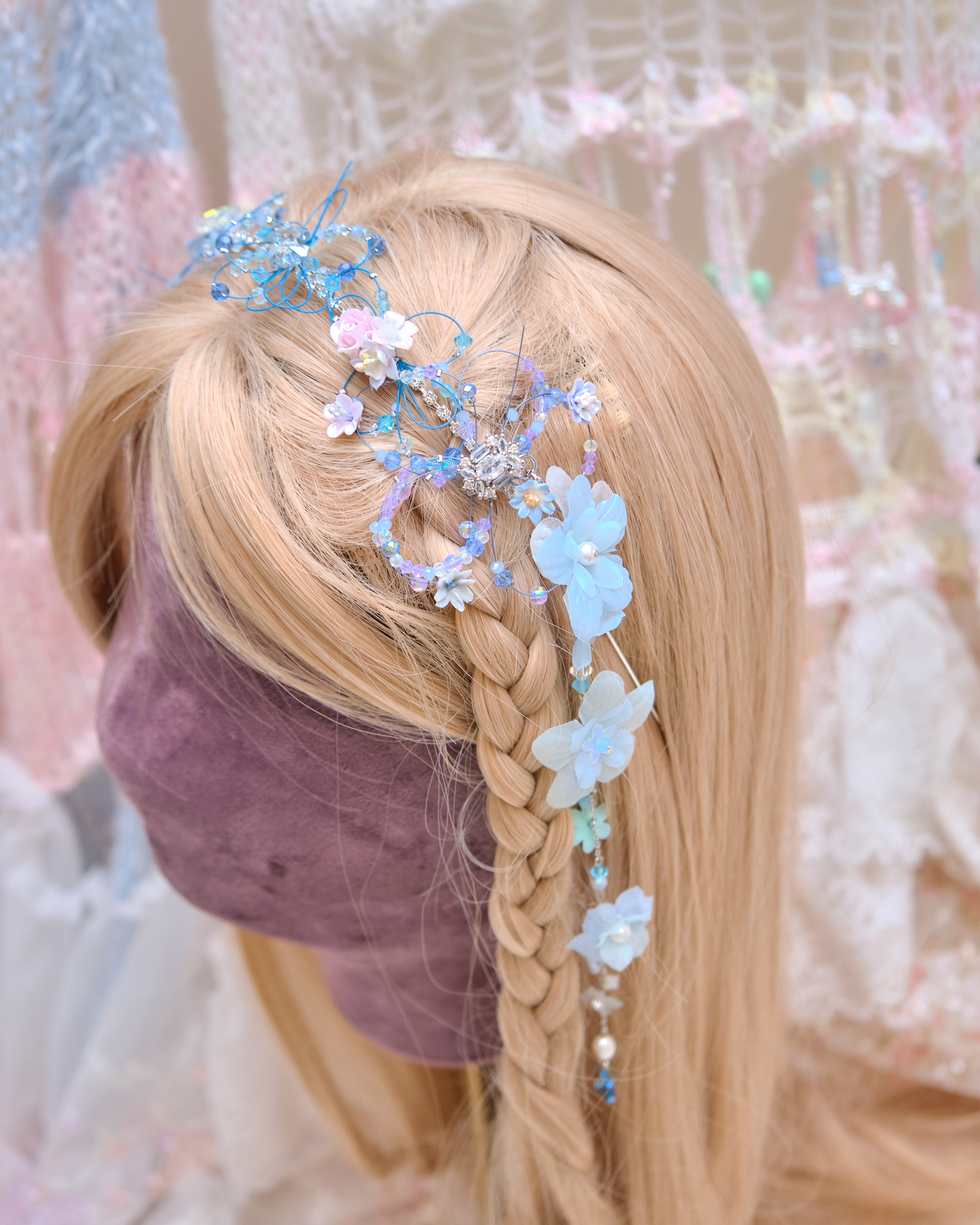 13475 Butterfly Dream Crown Hair Chain