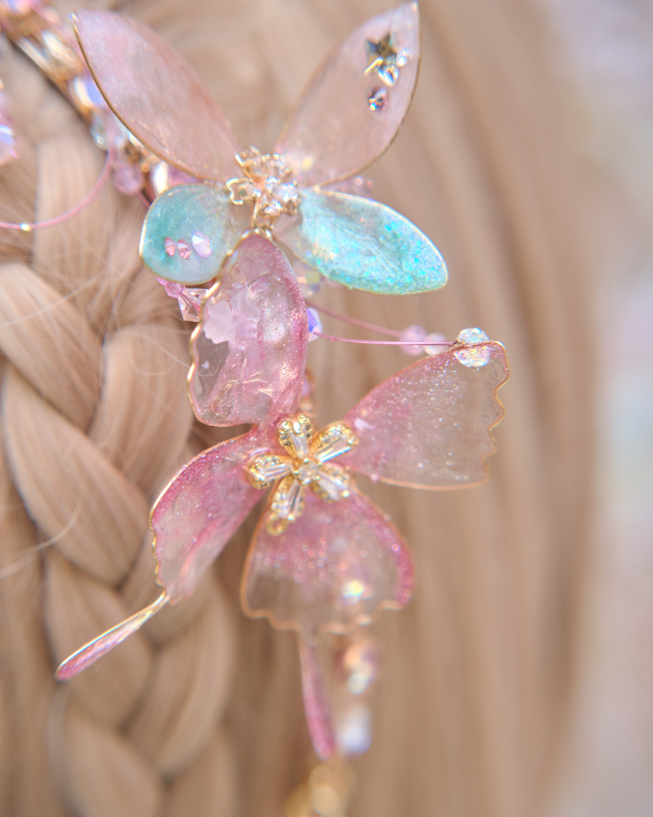 13472 Butterfly Dream Crown Hair Chain