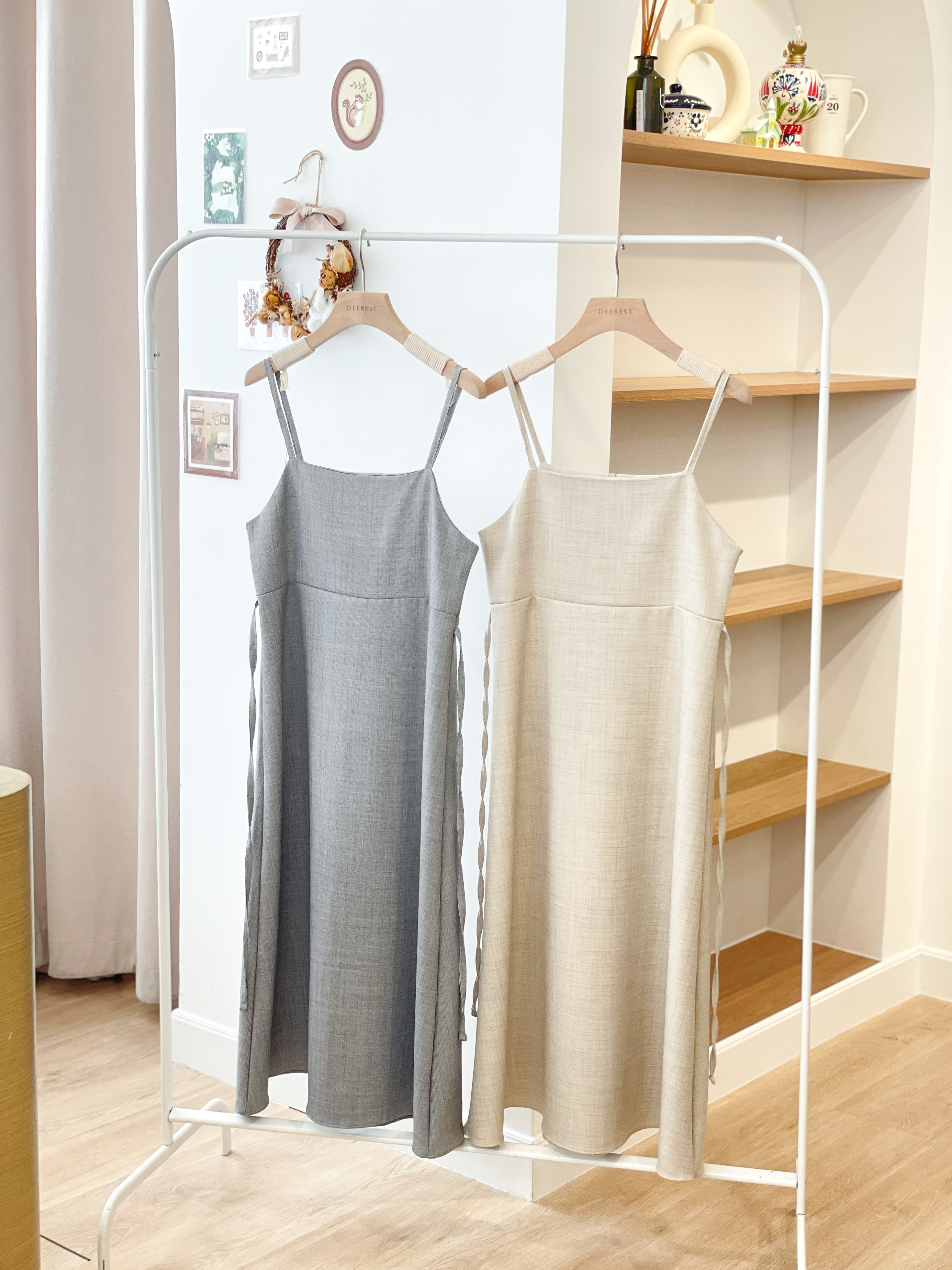 OP695 Petite Plaid Sling Dress