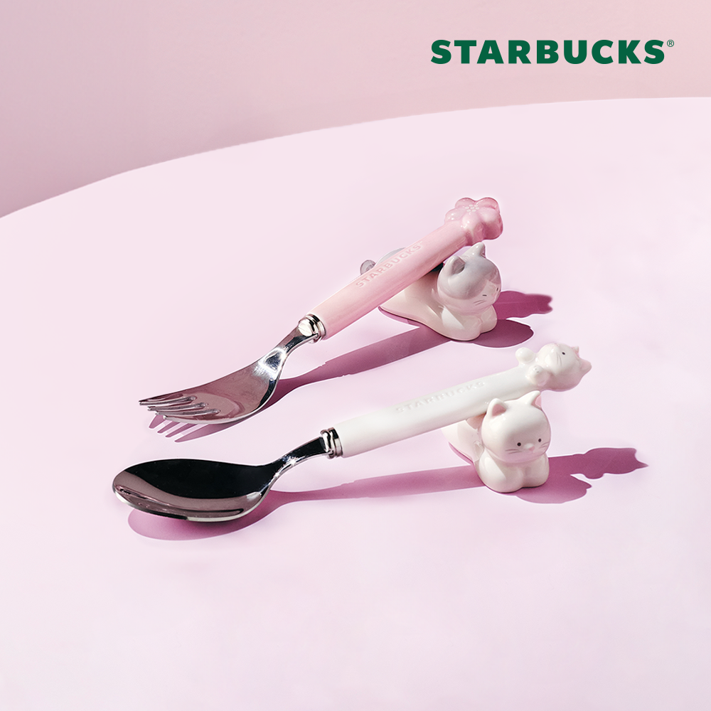 韓國代購 Starbucks Blooming Cutlery Set