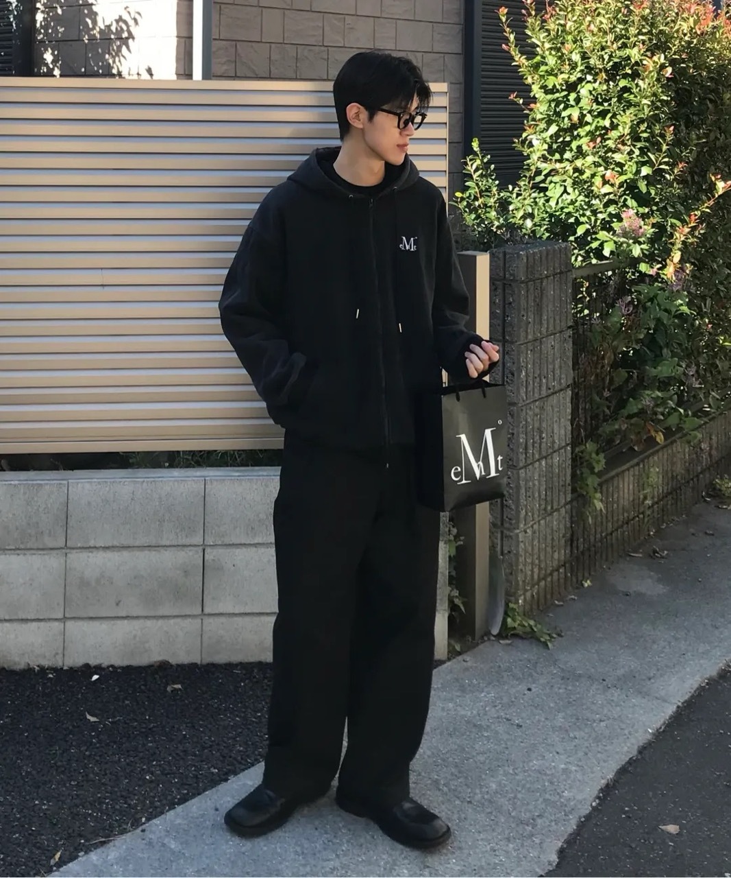 韓國限定🇰🇷 MUCENT DENVER 2-WAY PIGMENT HOOD ZIP-UP 水洗灰 炭黑 雙拉鏈 連帽外套 / 預購