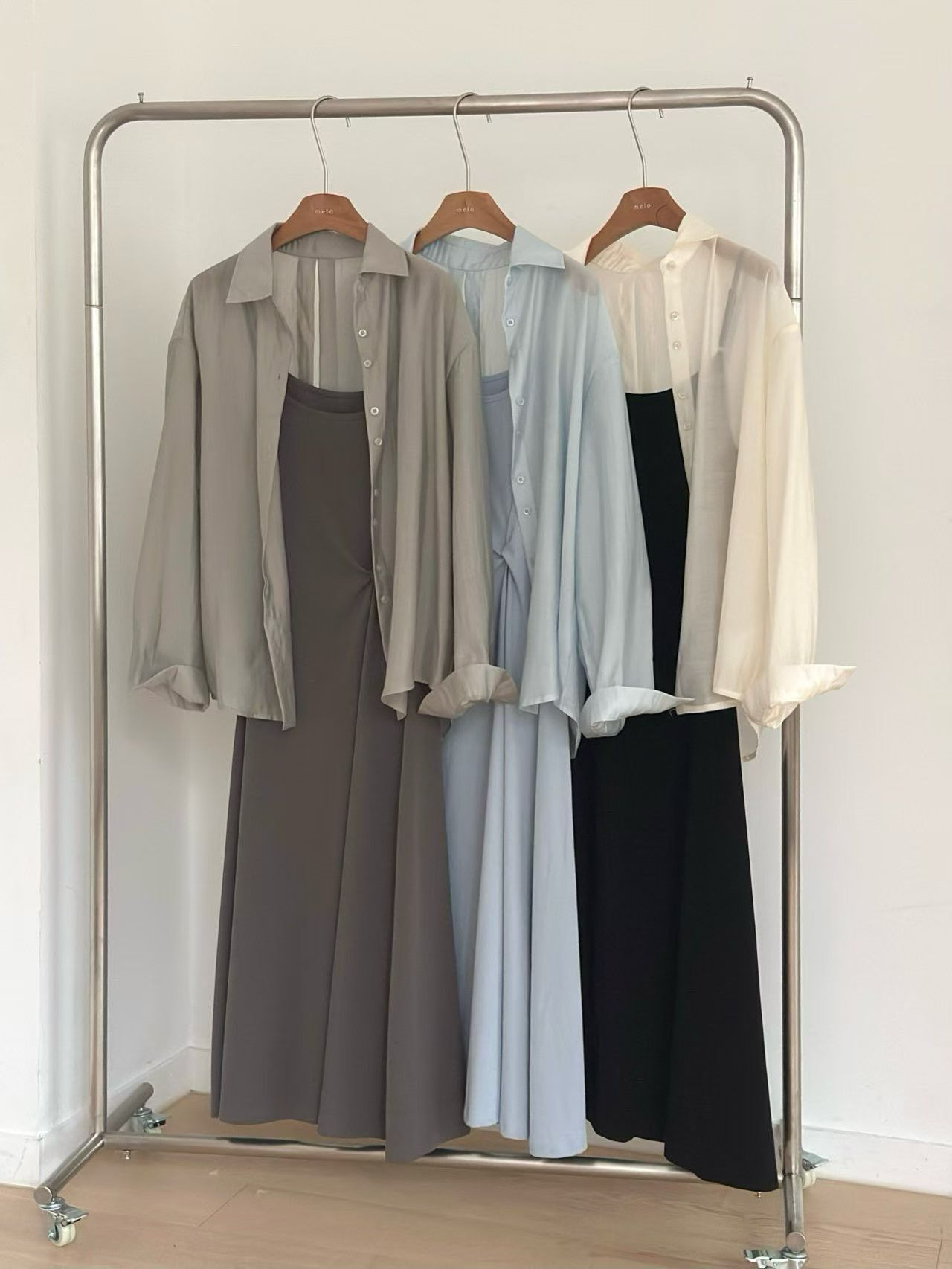 ML6012 恤衫連身裙套裝