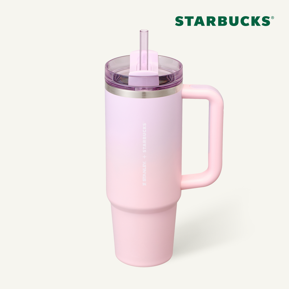 韓國代購 Starbucks SS Blooming Stanley Quencher Tumbler 887ml