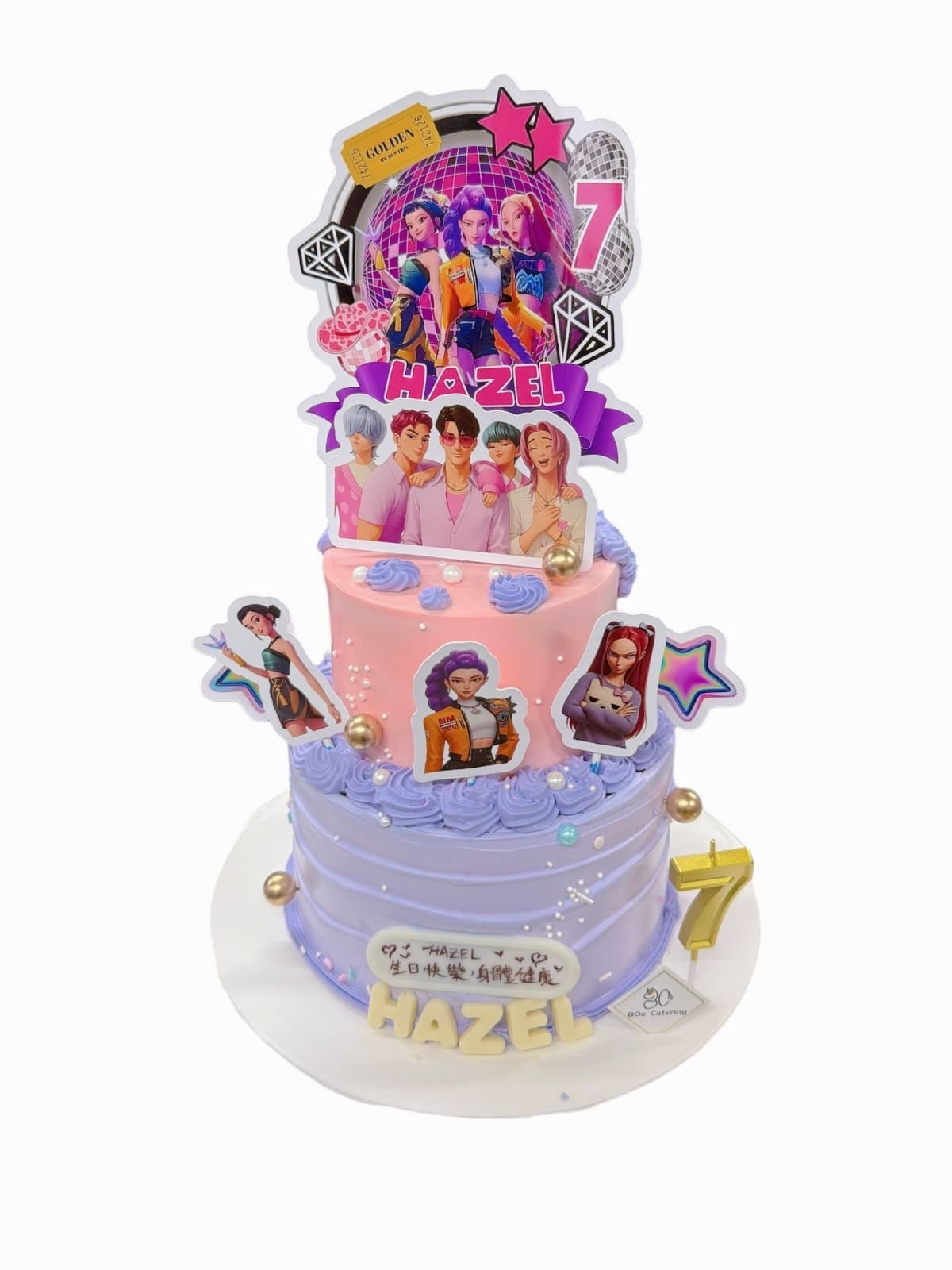 Kpop 獵魔女團(KPop Demon Hunters) 主題蛋糕