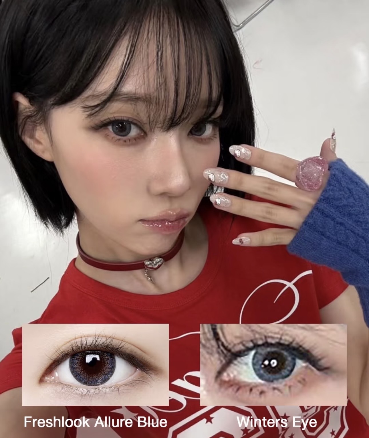 [韓版] Alcon Freshlook CC 1 Day Allure Blue 夢境湖水藍｜日拋彩妝隱形眼鏡｜每盒30片(Aespa winter同款）