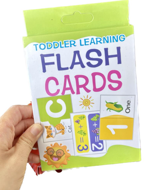 toddler learning flash cards