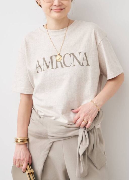 [預購]Deuxieme Classe × AMERICANA 別注字母T恤 日本製