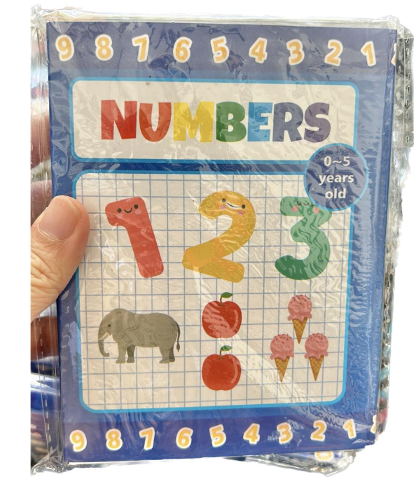 Numbers flash cards