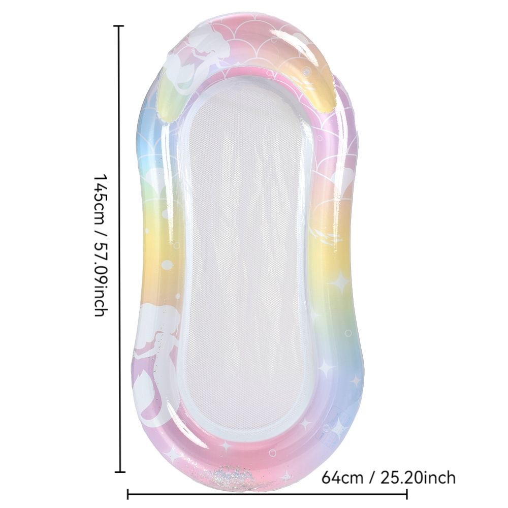 日常 渐变网纱叠浮床