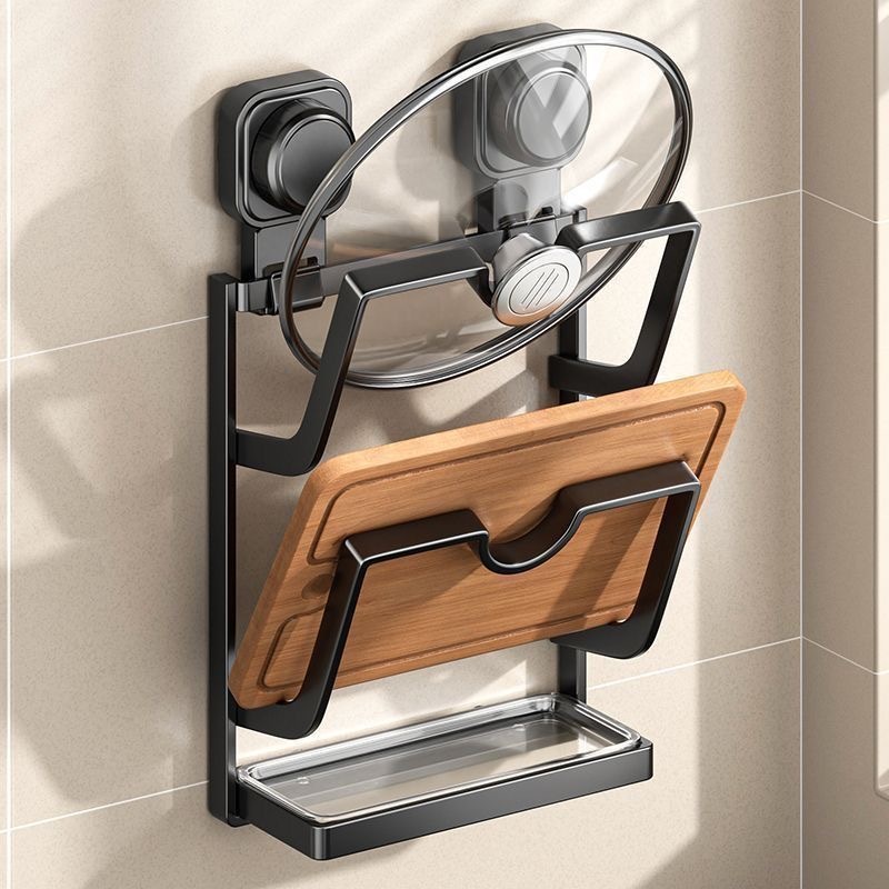 日常 吸盘式锅盖砧板 收纳架