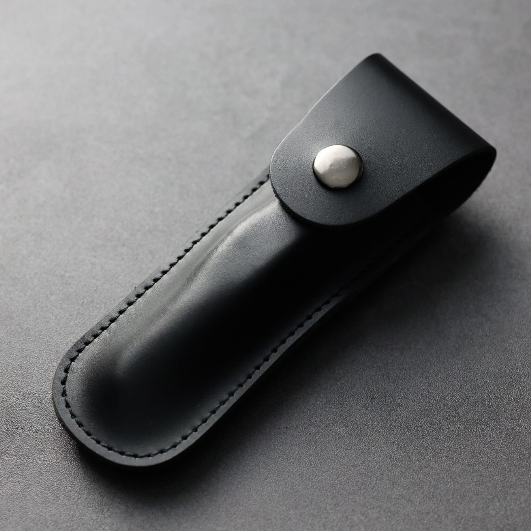 佐治武士 折疊牛排叉 R2粉末鋼 黑染大馬士革