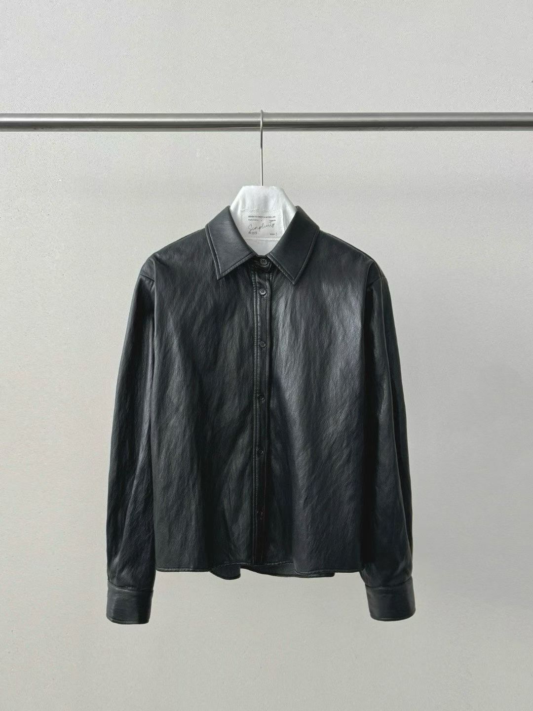 ML6031 反領仿皮恤衫